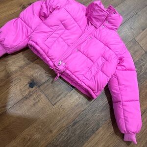 GB Girls Pink Puffer Jacket